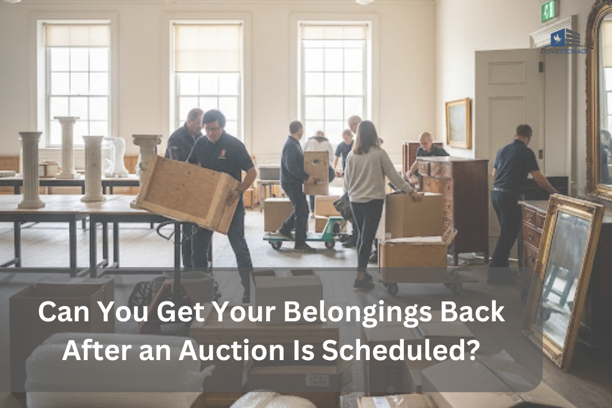 Can You Get Your Belongings Back After an Auction Is Scheduled